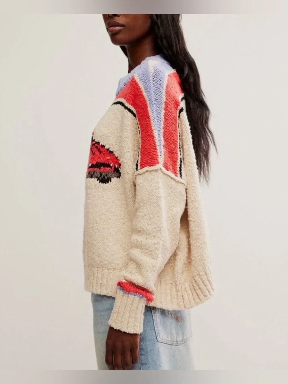 Free People Fast lane Sweater. - Picture 2 of 4